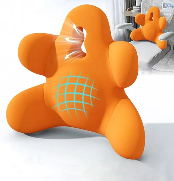 Support Pillow for Office, Car & Home Chair | Improve Lower Back Pain Relief & Sitting Posture