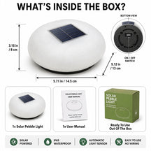 Solar Powered Glowing Pebble Lights