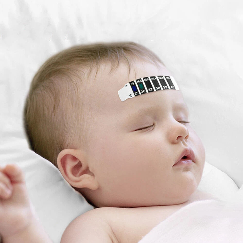 Reusable No-Touch Fever Detection Forehead Strip for Babies