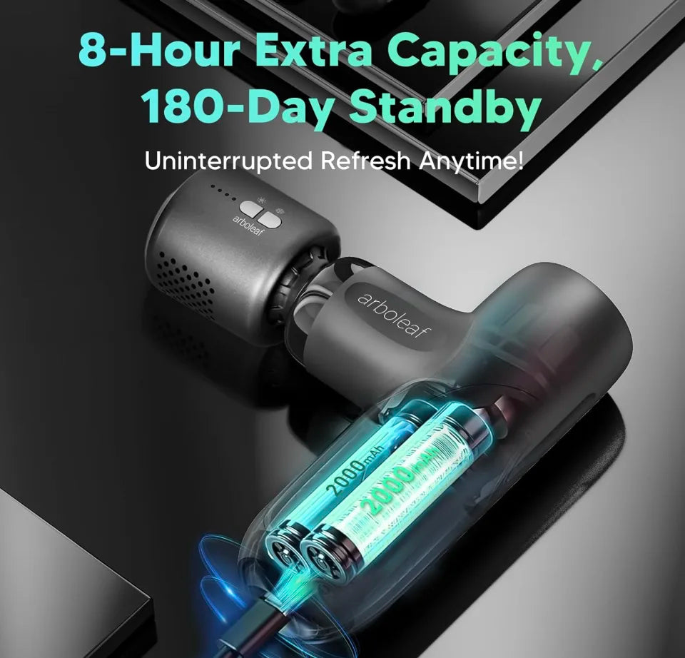 Hot & Cold Deep Tissue Massage Gun for Instant Pain Relief & Fast Recovery