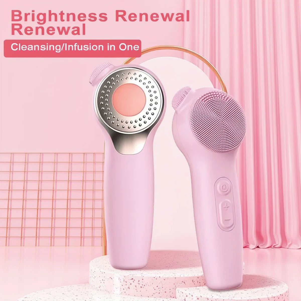Advanced Dual-Touch Face Lifting Device with Red & Blue Light Therapy